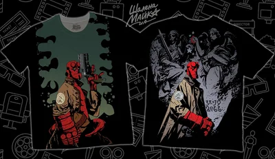 Футболки с полной запечаткой: hellboy (3)